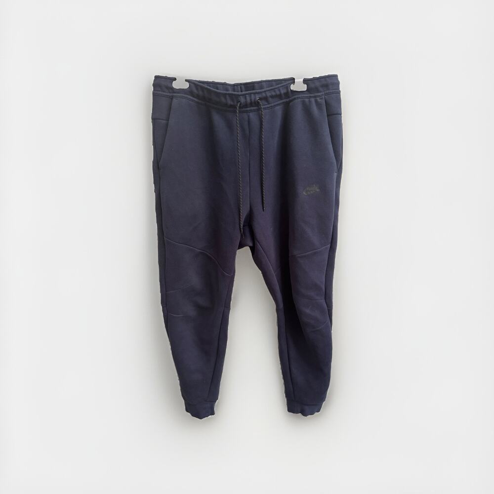 Nike Tech Fleece Joggers Mens Medium Navy Blue Slim Fit Sweatpants